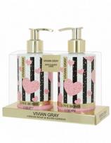Vivian Gray rinkiniai, skystas muilas ir losjonas rankoms Vivian Gray Love Bomb 2x250ml