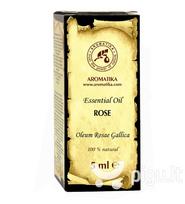 Natūralus Rožių (Gallica) eterinis aliejus Aromatika, 5 ml