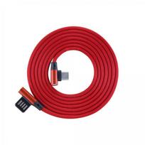 telefono laidai - Sbox USB->Type-C 90 m/m 1.5m Type-C-90R strawberry red - 1 nuotrauka
