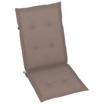 Kėdžių užvalkalas VLX Garden Chair Cushions 314112, ruda/pilka, 1200 mm x 500 mm, 6 vnt.