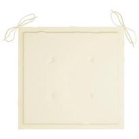 Kėdžių pagalvėlė VLX Garden Chair Cushions 314007, kreminė, 400 mm x 400 mm, 6 vnt.