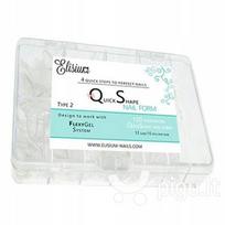 Nagų priauginimo formos Elisium Quick Shape Type2 120 vnt