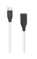 usb micro usb 1m - EXTRA DIGITAL USB-Micro USB (baltas, 1m) - 1 nuotrauka