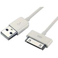 30 pin usb laidas - Sbox IPH4 USB A M.->I-PH./I-PO./I-PA.-2M - 1 nuotrauka