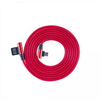 usb laidas 90 - Sbox USB->Micro USB 90 M/M 1.5m USB-MICRO-90R strawberry red - 1 nuotrauka