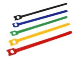 TECHLY Multicolor Velcro Cable Ties Set | 109528