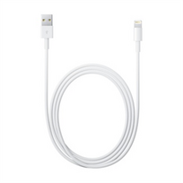 APPLE Lightning to USB, 2m, baltas
