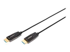 akai - ASSMANN HDMI AOC Hybrid-fiber connection cable Type A M/M 15m UHD 8K60Hz CE gold bl - 1 nuotrauka