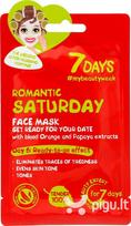 Kaukė veidui 7 Days Romantiškas šeštadienis, 28 g