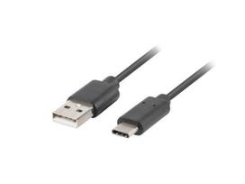 usb type c laidas 2 m - Kabelis LANBERG CA-USBO-10CU-0005-BK - 1 nuotrauka