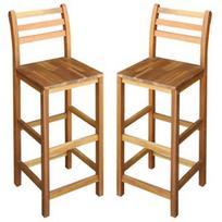 Baro kėdė VLX Bar Chairs 44130, ruda, 2 vnt.