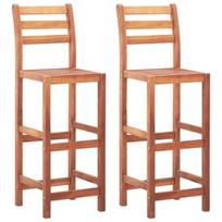 Pirkti Baro kėdė VLX Bar Chairs 46314, ruda, 2 vnt. - Photo 1