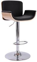 Baro kėdė VLX Faux Leather 287378, juoda