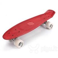 Meteor Pennyboard 56 cm, raudona/balta