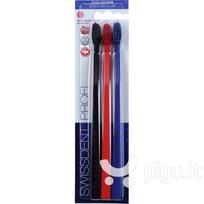 Dantų šepetėliai Swissdent Profi Colours Soft Medium Trio 3 vnt.