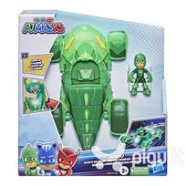 Šviečianti Pižamų herojaus transporto priemonė su figūrėle Pj Masks