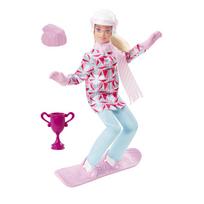 Barbie Lėlė Barbė Barbė Lėlė Barbė Žiemos sportas - Snieglentininkas
