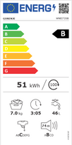 850 - Gorenje WNEI72SB - 4 nuotrauka