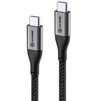 usb c laidas 30cm - ALOGIC Ultra USB-C to USB-C cable 5A/480Mbps - Space Grey - 1 nuotrauka