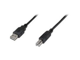 usb 2.0 a b cable - ASSMANN USB2.0 cable 5m USB A to USB B bulk - 1 nuotrauka
