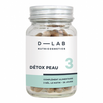  D-LAB maisto papildas odos detoksikacijai DÉTOX PEAU, 56 Kapsulės