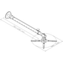 laikiklis projektoriaus - PROJECTOR ACC WALL MOUNT/BEAMER-W100SILVER NEWSTAR - 5 nuotrauka
