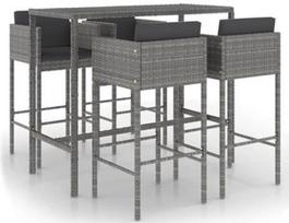 Pirkti Lauko baldų komplektas VLX 5 Piece 3094794, pilkas, 1-4 vietų - Photo 1