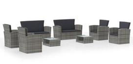 Pirkti Lauko baldų komplektas VLX Garden Lounge Set 3095945, pilkas, 8 vietų - Photo 1