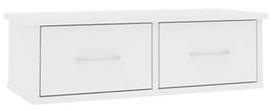 Sieninė lentyna VLX Chipboard 800585, balta, 60 cm x 26 cm x 18.5 cm