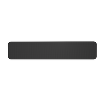 wrist rest - Genesis Rubid 400  Wrist Rest,  Black - 2 nuotrauka