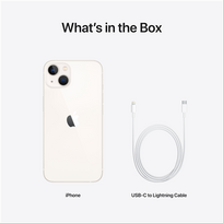iphone 1 - Apple iPhone 13 128GB Starlight (Baltas) - 6 nuotrauka