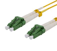 Optinis kabelis DELTACO OS2, LC - LC, duplex, singlemode, APC, 9/125, 1m / LCLC-1S-APC