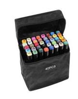 Flomasteriai Double Sided Pens, dvipusiai, 40 vnt.