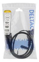 DELTACO Y-Splitter power cord C14 to C13 C7, 0,5m, blackThis Y-Splitter cable allows you to power