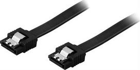 Pirkti Kabelis DELTACO SATA 6GB/S, 1M, JUODAS / SATA-1003 - Photo 1