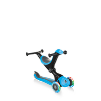 globber go up - GLOBBER  Go Up Deluxe Lights, 646-101 (Mėlyna) - 3 nuotrauka