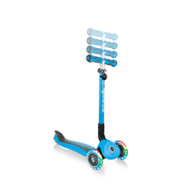 globber go up - GLOBBER  Go Up Deluxe Lights, 646-101 (Mėlyna) - 4 nuotrauka