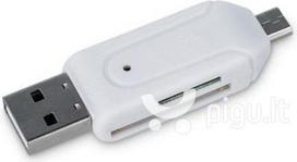 Pirkti MicroSD ir SD kortelių skaitytuvas Forever per microUSB/USB - Photo 1