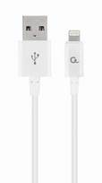 apple laidu - Gembird USB To Lightning Cable White 2m - 1 nuotrauka