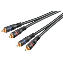 Pirkti Goobay 50032 Stereo RCA 2x RCA, double shielded, 1.5 m - Photo 1