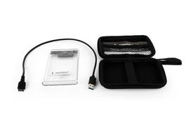 hdd 2 5 korpusas - Korpusas Gembird EE2-U3S9-6 USB 3.0 Transparent - 3 nuotrauka