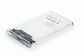 hdd 2 5 korpusas - Korpusas Gembird EE2-U3S9-6 USB 3.0 Transparent - 6 nuotrauka