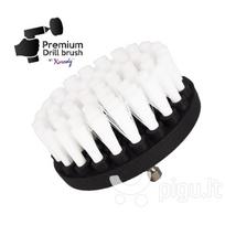Premium Drill Brush - ypač minkštas, baltas, 10 cm