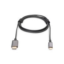 usb c hdmi adapteris - Adapteris Digitus DA-70821 9454434, juoda, 1.8 m - 2 nuotrauka
