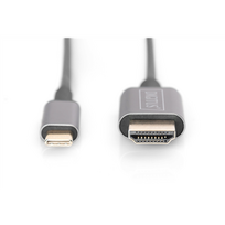 usb c hdmi adapteris - Adapteris Digitus DA-70821 9454434, juoda, 1.8 m - 3 nuotrauka