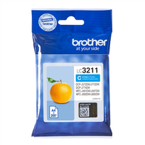 Spausdintuvo kasetė Brother LC3211C, mėlyna