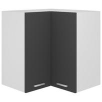 Virtuvinė spintelė VLX Hanging Corner Cabinet 806392, pilka, 570 mm x 570 mm x 600 mm