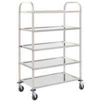 Lentyna VLX 5-Tier 50917, sidabro, 1070 mm x 550 mm x 1470 mm