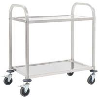 Lentyna VLX 2-Tier 50913, sidabro, 950 mm x 450 mm x 835 mm
