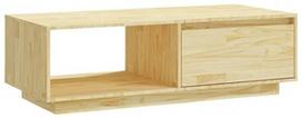 Kavos staliukas VLX Solid Pinewood 809882, medžio, 1100 mm x 500 mm x 335 mm